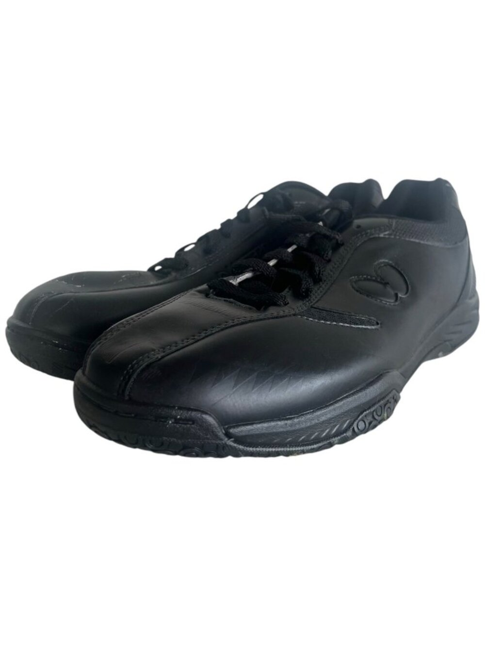 BUTTERFLY Lezoline Low Top Tennis Shoes US 12 EU 49 Black Leather Ping Pong